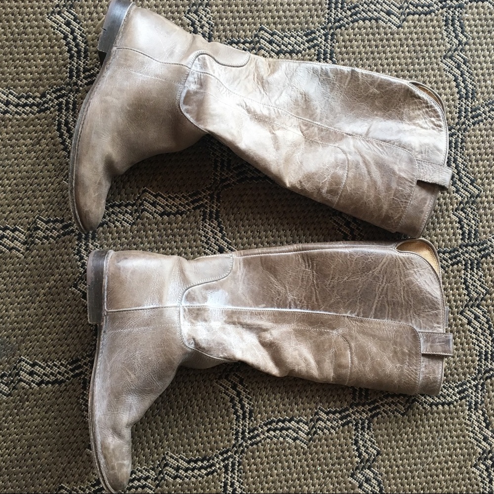 Frye tall leather boot Womens 7.5